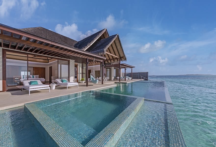 Two Bedroom Ocean Pool Pavilion Exterior View at Niyama Private Islands Maldives