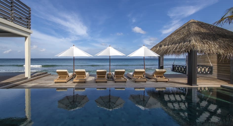 Swimming pool of Two Bedroom Beach Pool Residence