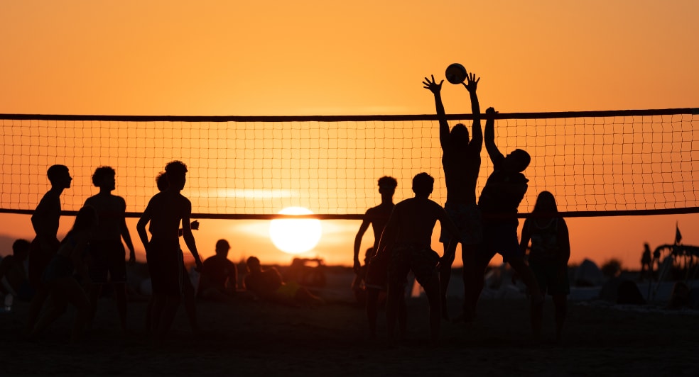 Beach Volleyball at Anantara Dhigu Maldives Resort