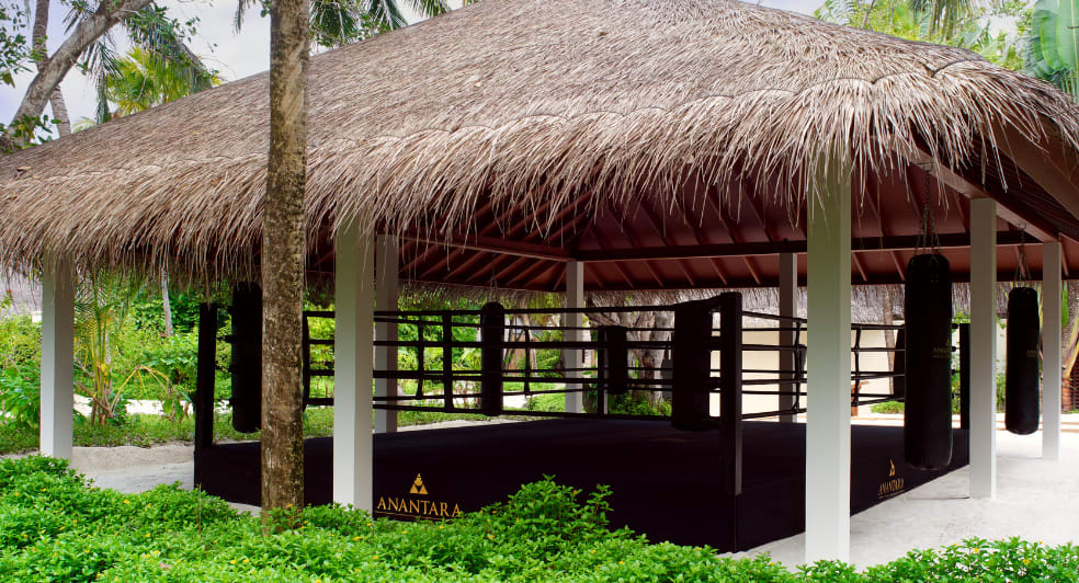 Boxing at Anantara Dhigu Maldives Resort