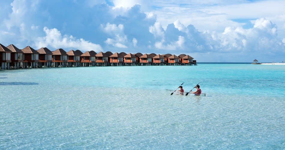 Kayaking at Anantara Dhigu Maldives Resort - Maldives Family Activities