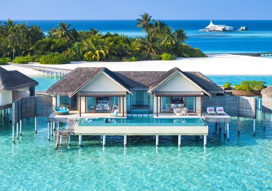 Exterior View of the One Bedroom Ocean Pool Pavilion at Niyama Private Islands Maldives