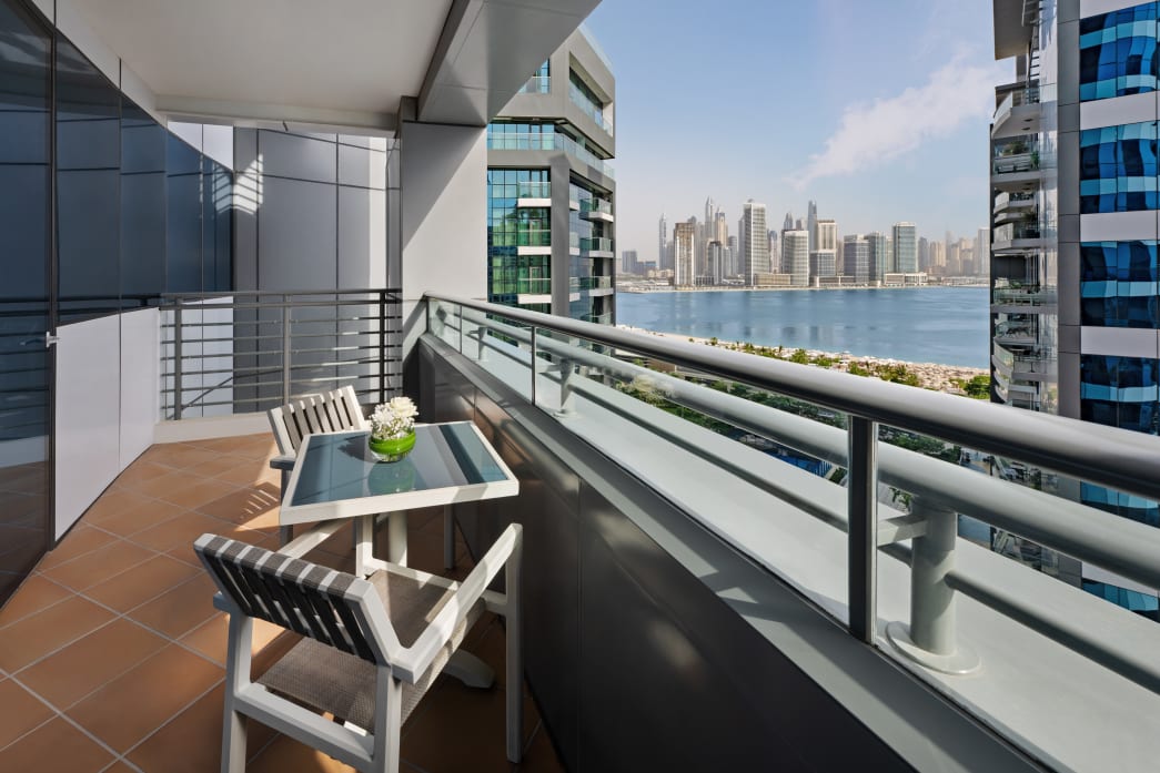 Balcony of the premium room