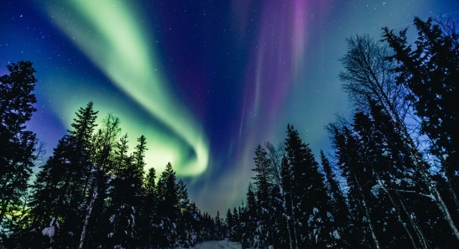 Northern Lights in the Finnish Lapland