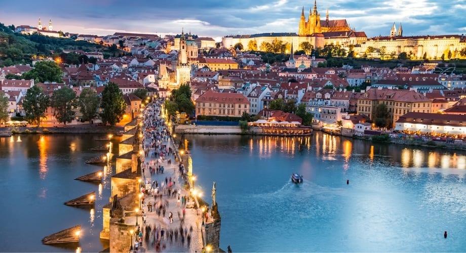 Prague, Czechia is perfect for couples
