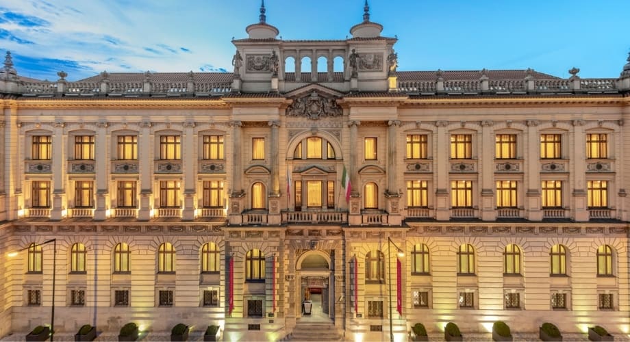 NH Collection Prague Carlo IV's romantic facade