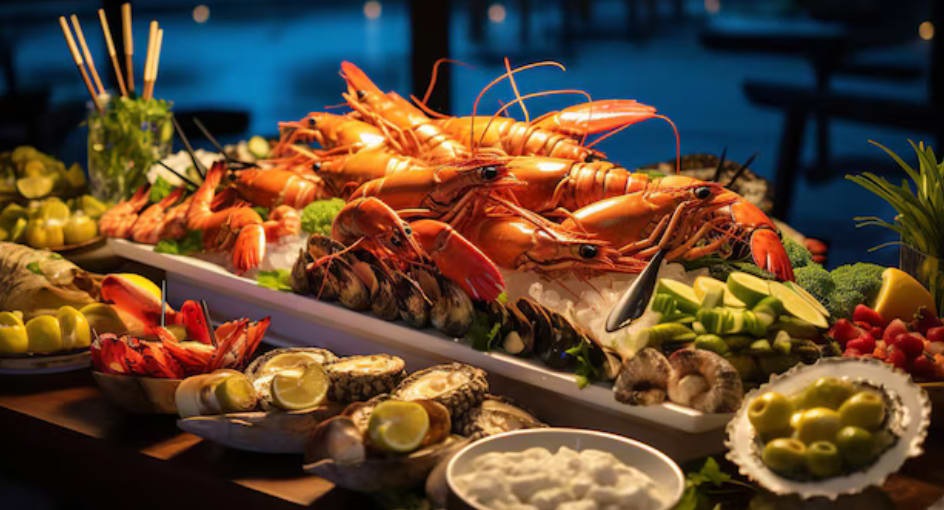 Seafood Buffet Lobster Platter