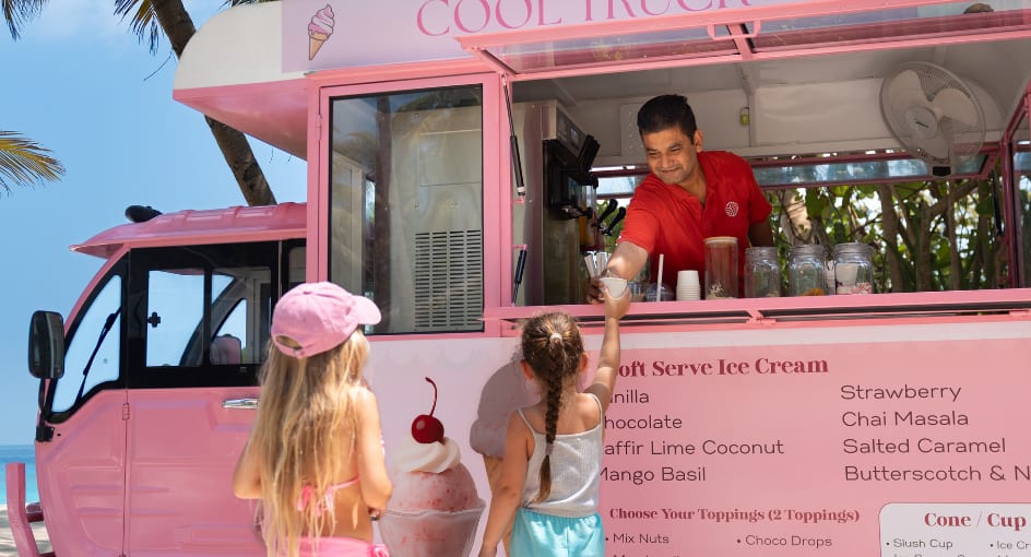 Ice-cream Truck at NH Collection Maldives Reethi Resort