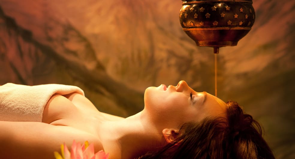 Ayurvedic Ritual - Shirodhara at NH Collection Maldives Reethi Resort for the best Ayurvedic experience in the Maldives