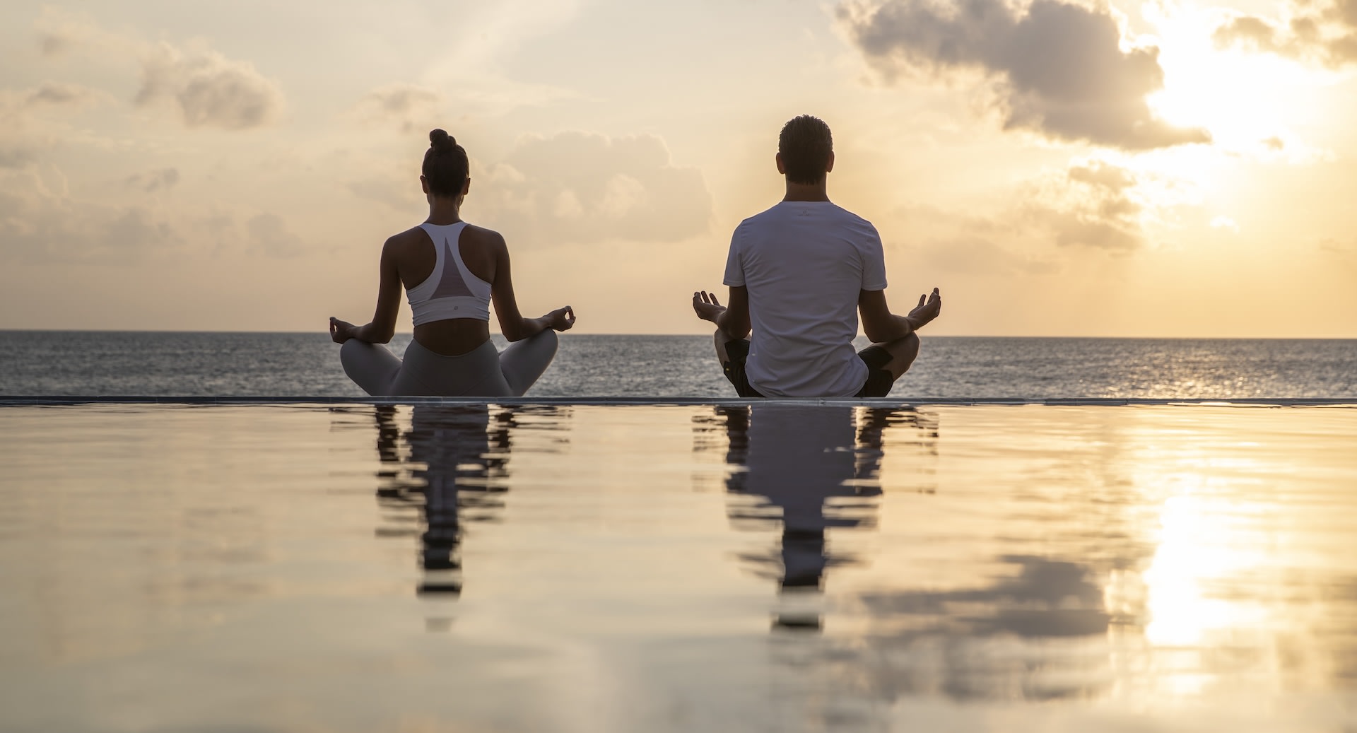 Yoga meditation at Naladhu Maldives
