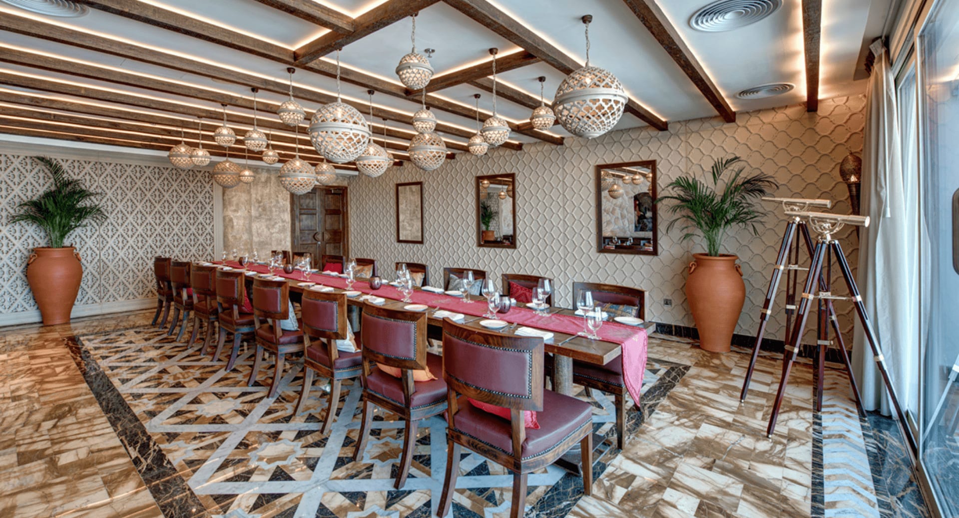 Khyber Restaurant seating