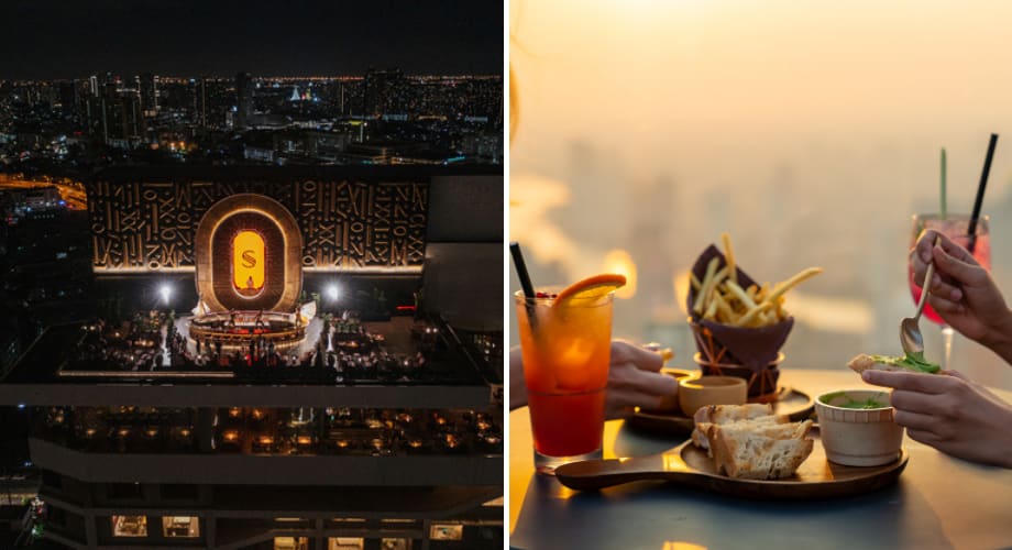 Rooftop drinks at Avani+ Riverside Bangkok Hotel