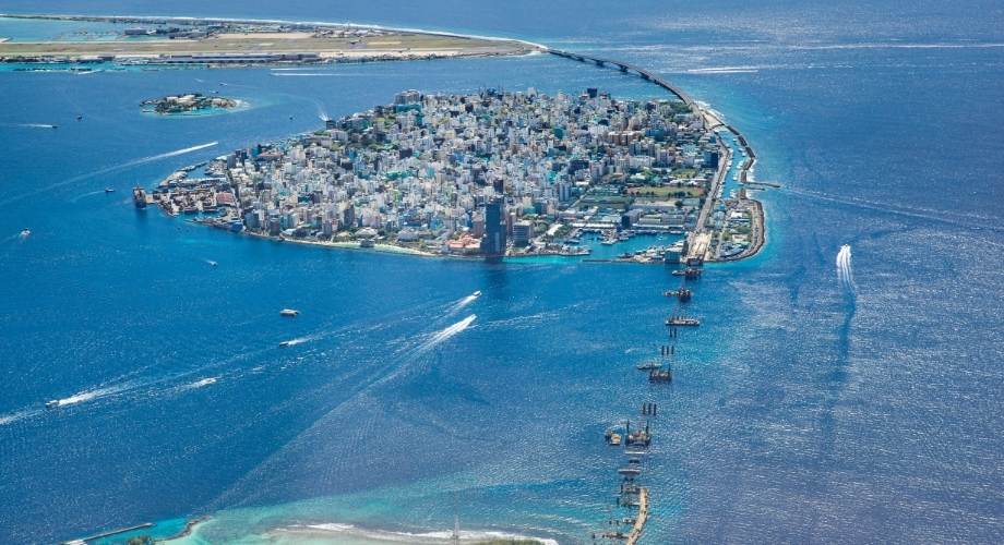 Malé Island, the capital of the Maldives