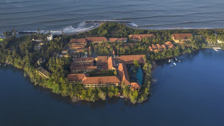 Ariel view of the resort 