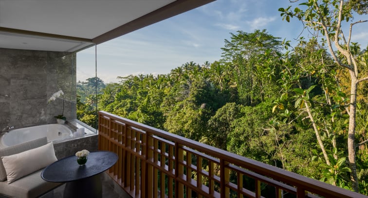 Luxury suites accommodations at anantara ubud bali resort