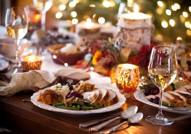 Christmas Dinner Layout