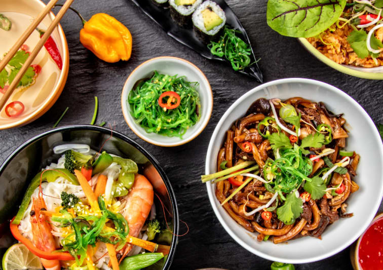 Far east buffet at NH Collection Colombo