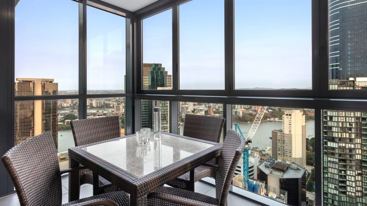 Oaks Brisbane on Charlotte Suites Balcony View
