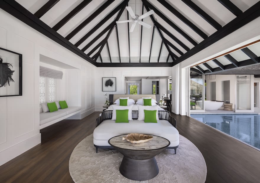 Jo Loves House Bedroom View at Naladhu Private Islands Maldives