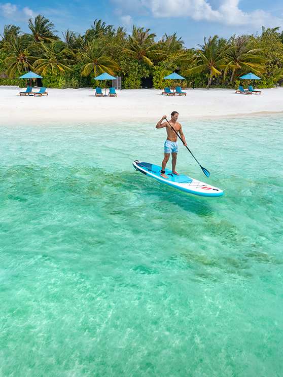 Surfboard activity at Naladhu Maldives