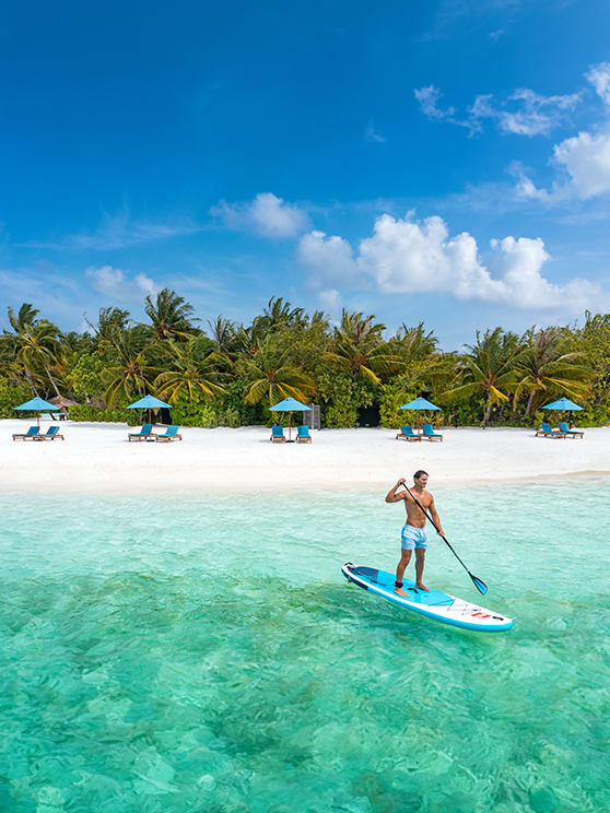 Surfboard activity at Naladhu Maldives