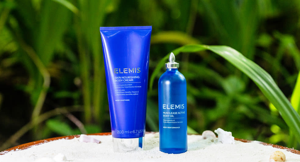 Elemis Biotec skincare products at Niyama Private Islands Maldives