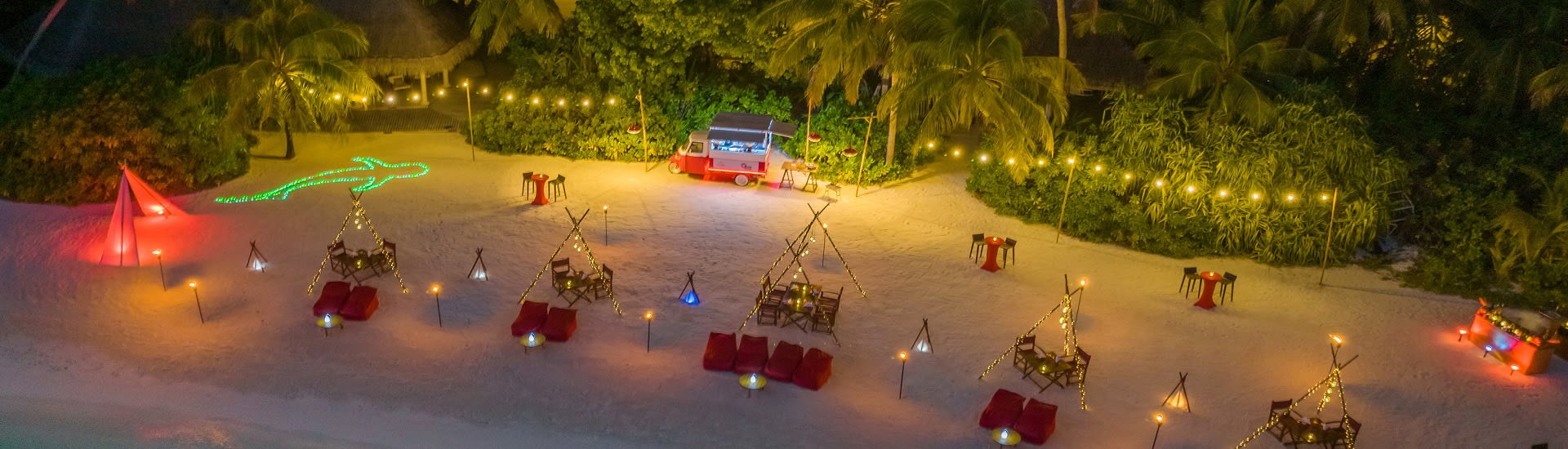 Niyama Private Islands Maldives - Beach Event Setup
