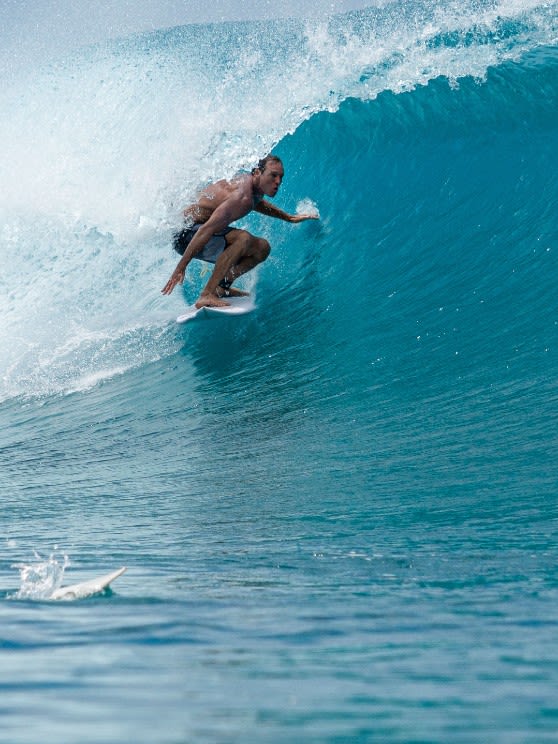 Surfing with the best waves at Niyama Private Islands Maldives