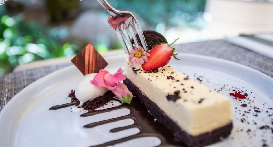 Chocolate cheesecake